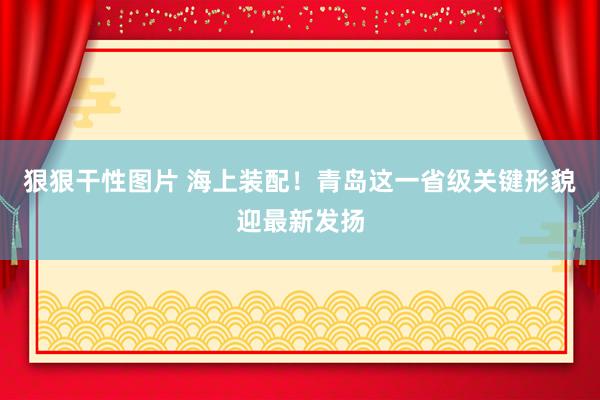 狠狠干性图片 海上装配！青岛这一省级关键形貌迎最新发扬
