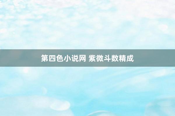 第四色小说网 紫微斗数精成