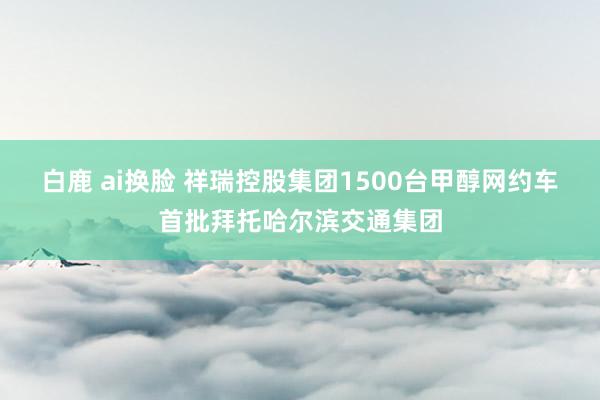 白鹿 ai换脸 祥瑞控股集团1500台甲醇网约车首批拜托哈尔滨交通集团