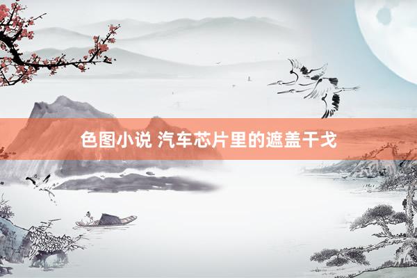 色图小说 汽车芯片里的遮盖干戈