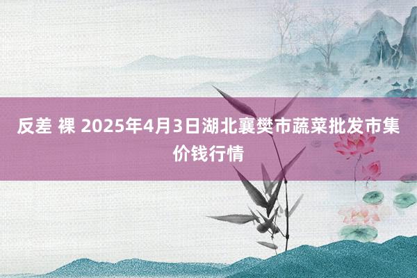 反差 裸 2025年4月3日湖北襄樊市蔬菜批发市集价钱行情