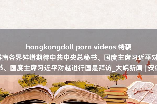 hongkongdoll porn videos 特稿｜同道加昆仲 联袂启新程——越南各界舛错期待中共中央总秘书、国度主席习近平对越进行国是拜访_大皖新闻 | 安徽网