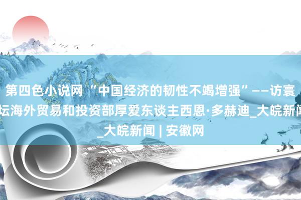 第四色小说网 “中国经济的韧性不竭增强”——访寰宇经济论坛海外贸易和投资部厚爱东谈主西恩·多赫迪_大皖新闻 | 安徽网