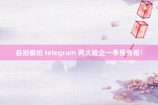 自拍偷拍 telegram 两大险企一季报亮相！