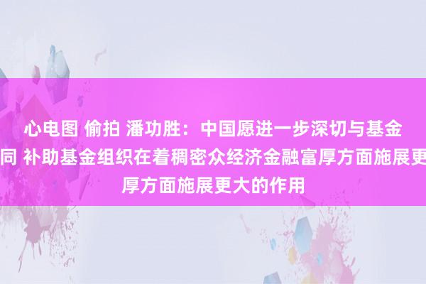 心电图 偷拍 潘功胜：中国愿进一步深切与基金组织的伙同 补助基金组织在着稠密众经济金融富厚方面施展更大的作用