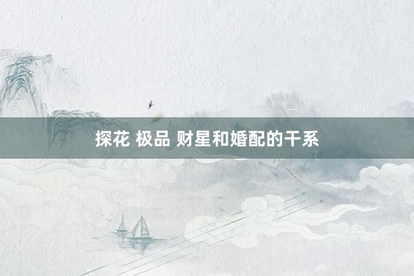 探花 极品 财星和婚配的干系